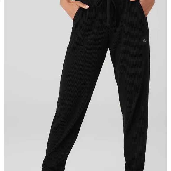 COPY - Alo Muse Sweatpants Black Large - Picture 2 of 2